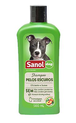 Shampoo Sanol Dog Pelos Escuros 500ml